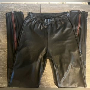 Commando Faux Leather Insulated Leggings